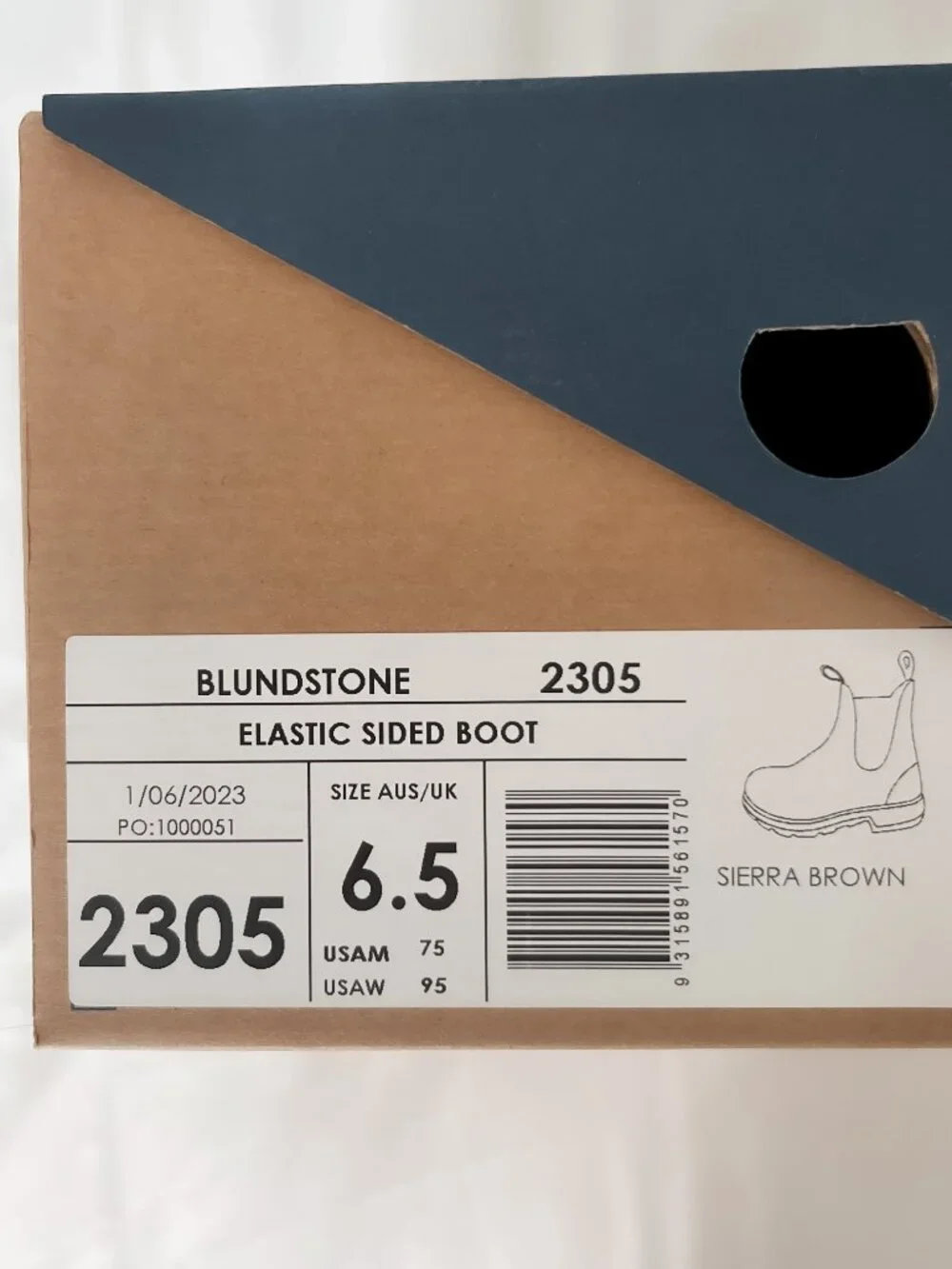 Blundstone 2305 Chelsea Boot Sierra Brown Womens 9.5 - Picture 8 of 9
